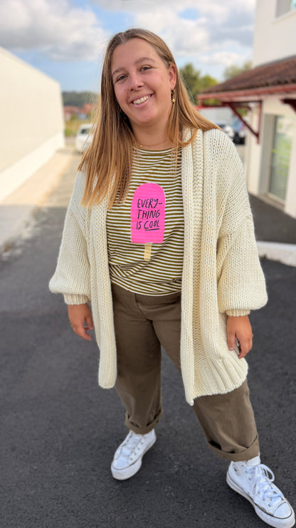Gilet Rita Ecru - Banditas from Marseille