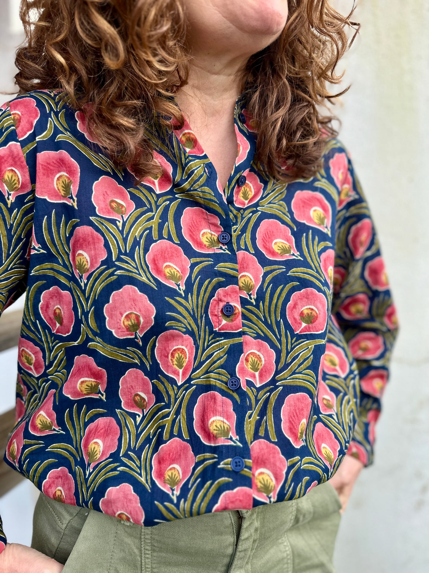 🌺 Chemise Mathilde à imprimé fleuri