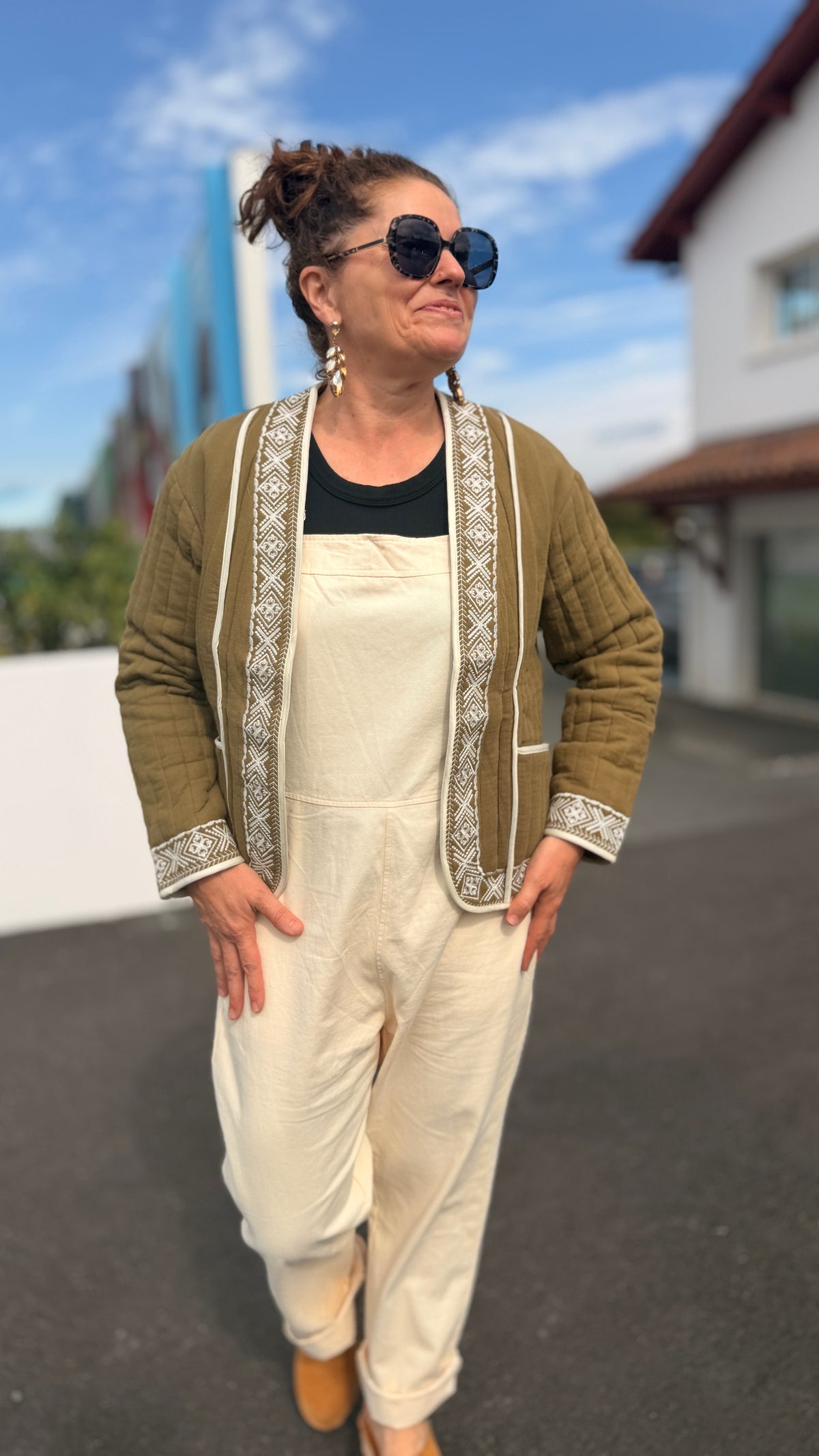 🍃Veste Vaia – Matelassée vert olive