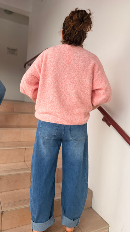 👖Jean Balloon Lou Anne  – Barrel Baggy bleu