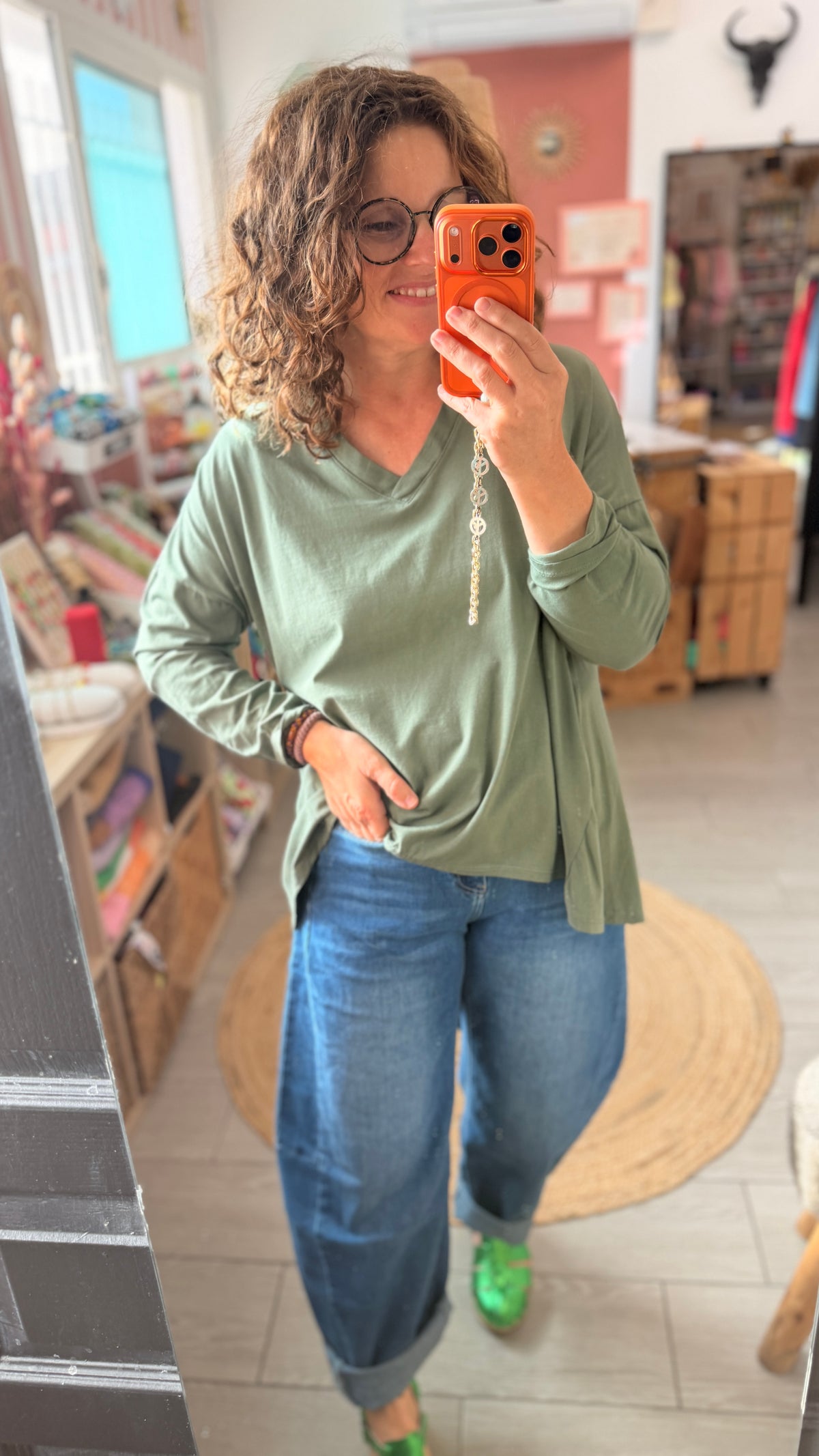 🖤Tee-Shirt Elisa – Uni Manches Longues