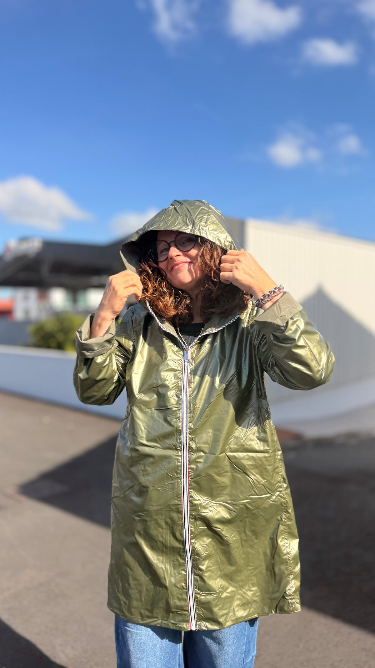 💦Imperméable Coline – Long Kaki