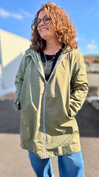 💦Imperméable Coline – Long Kaki