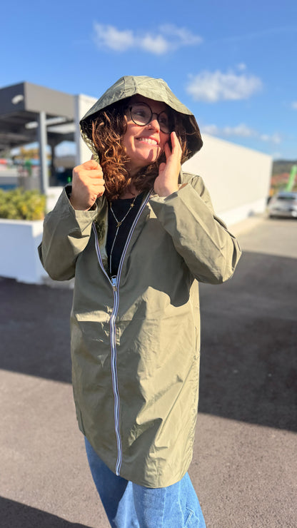 💦Imperméable Coline – Long Kaki