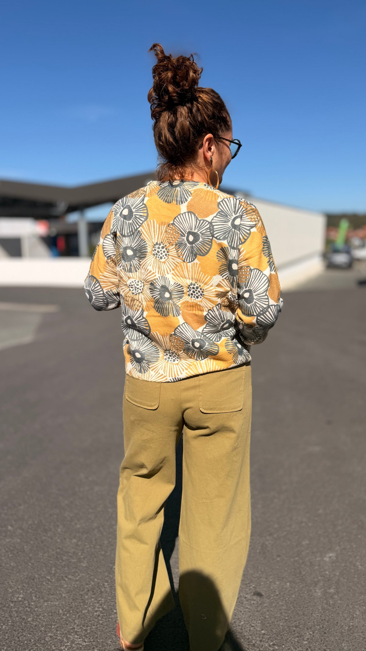 💚Pantalon Sophie – Kaki coton