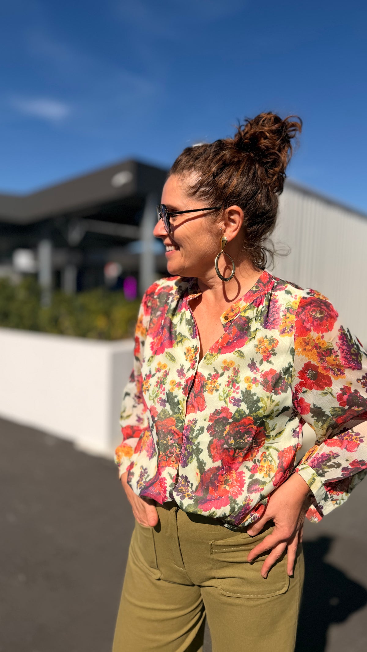 ✨Chemise Anais – Motif automnal