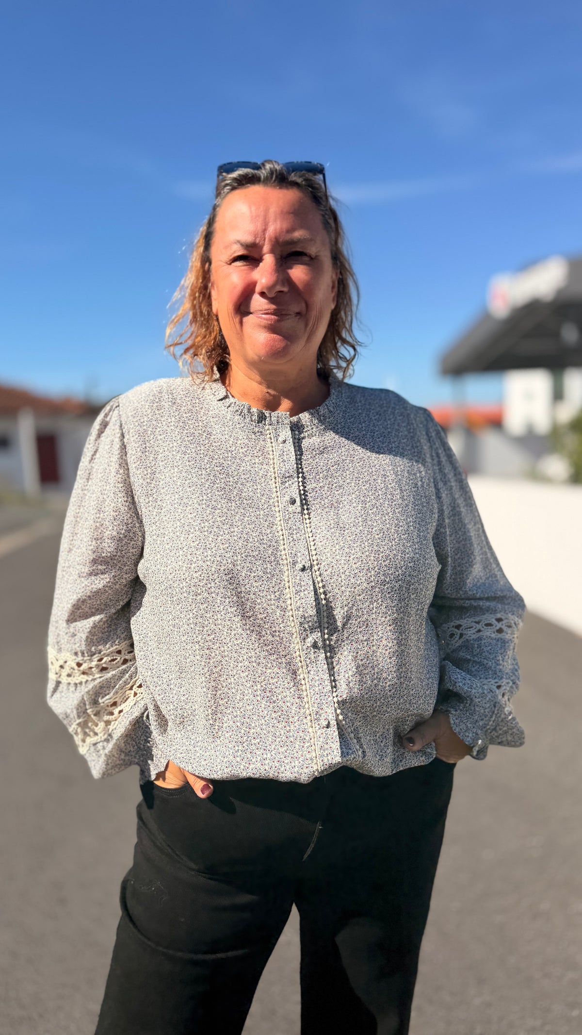 🌸Chemise Andréa – Liberty grande taille en viscose
