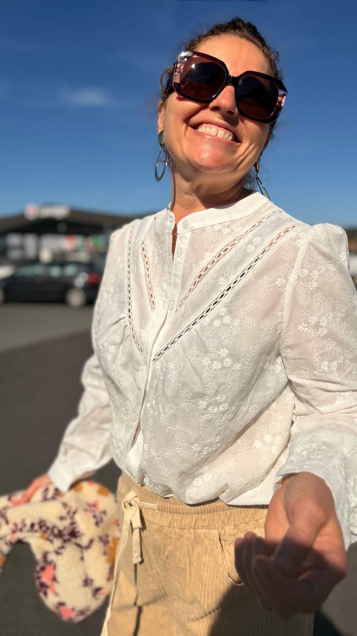 ✨Chemisier blanc Lilou – Élégance en coton