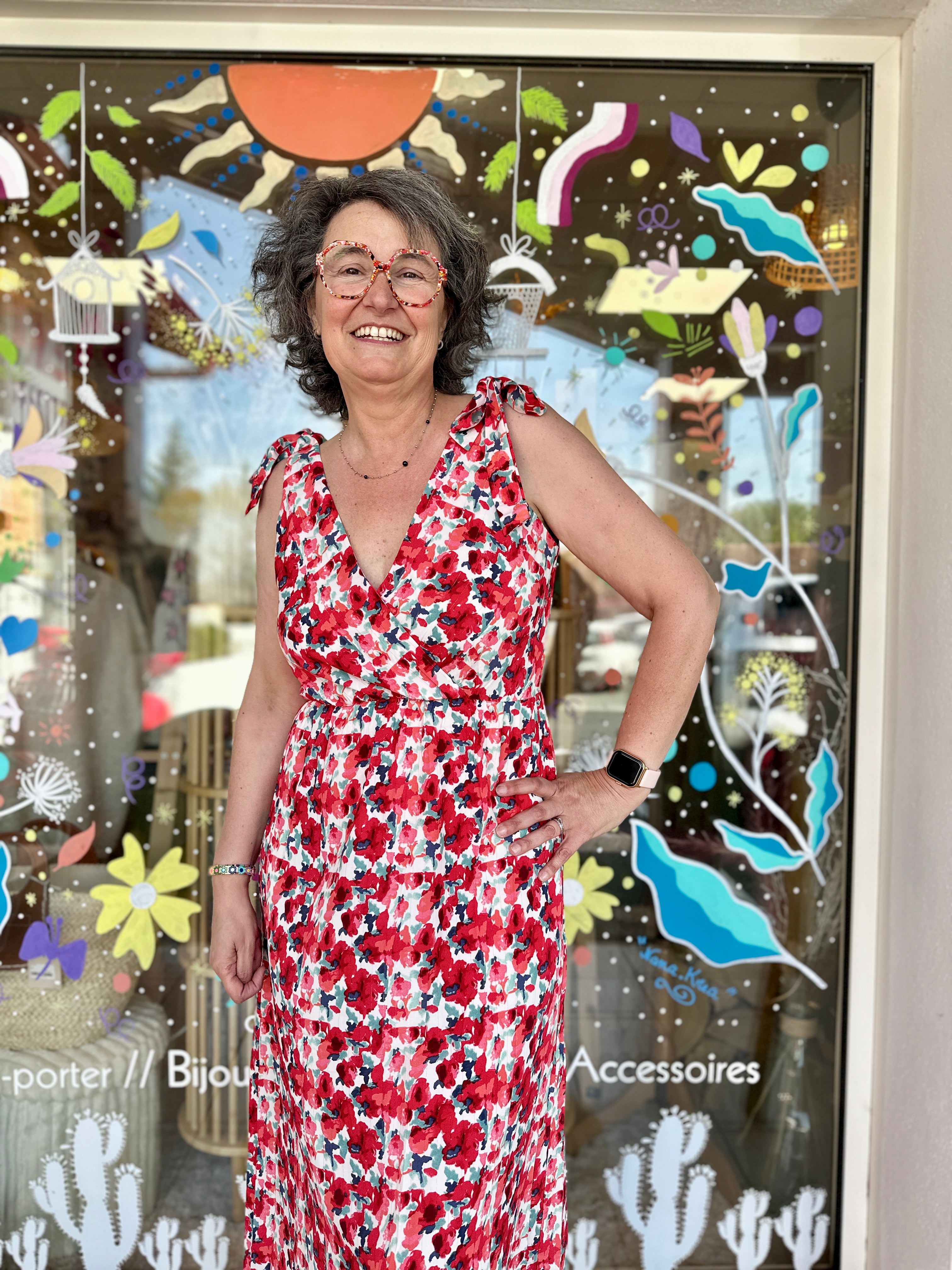 ❤️ Robe Elisa longue rouge – Fluide & féminine