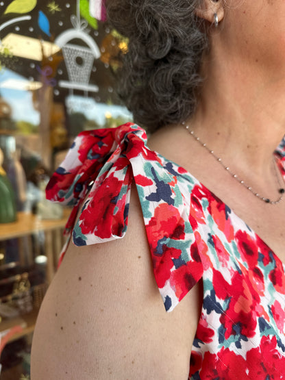 ❤️ Robe Elisa longue rouge – Fluide & féminine