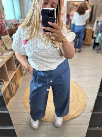 💙 Pantalon Neline – Fluidité & confort by Adoré Paris