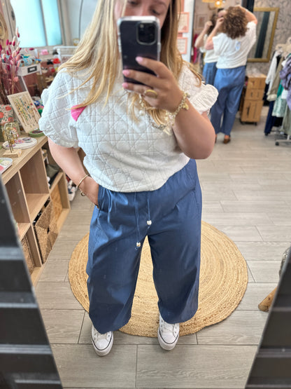 💙 Pantalon Neline – Fluidité & confort by Adoré Paris