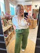 🌿 Pantalon Gaïa fluide viscose & lin – Grande taille