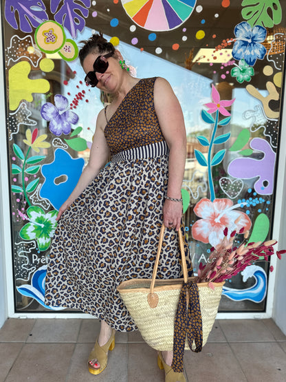 🐆 Robe Savana léopard – Audacieuse & ultra tendance