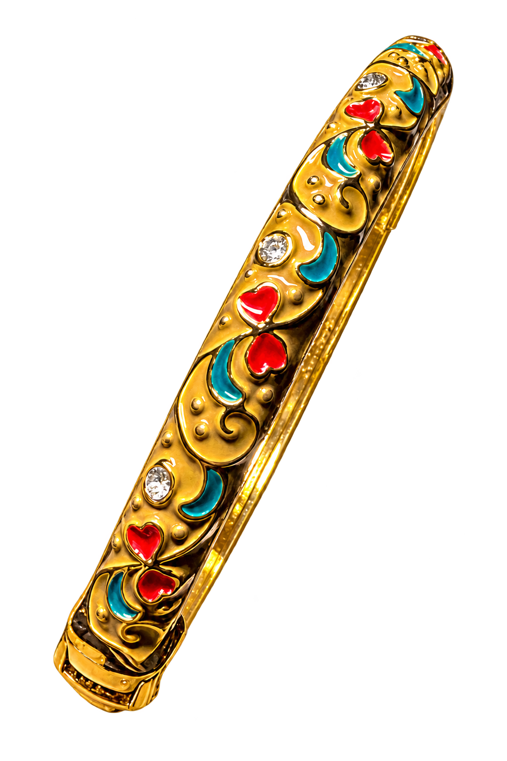Bracelet jonc émaillé coloré - Bijou tendance femme