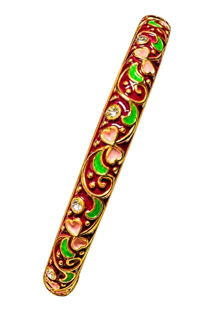 Bracelet jonc émaillé coloré - Bijou tendance femme