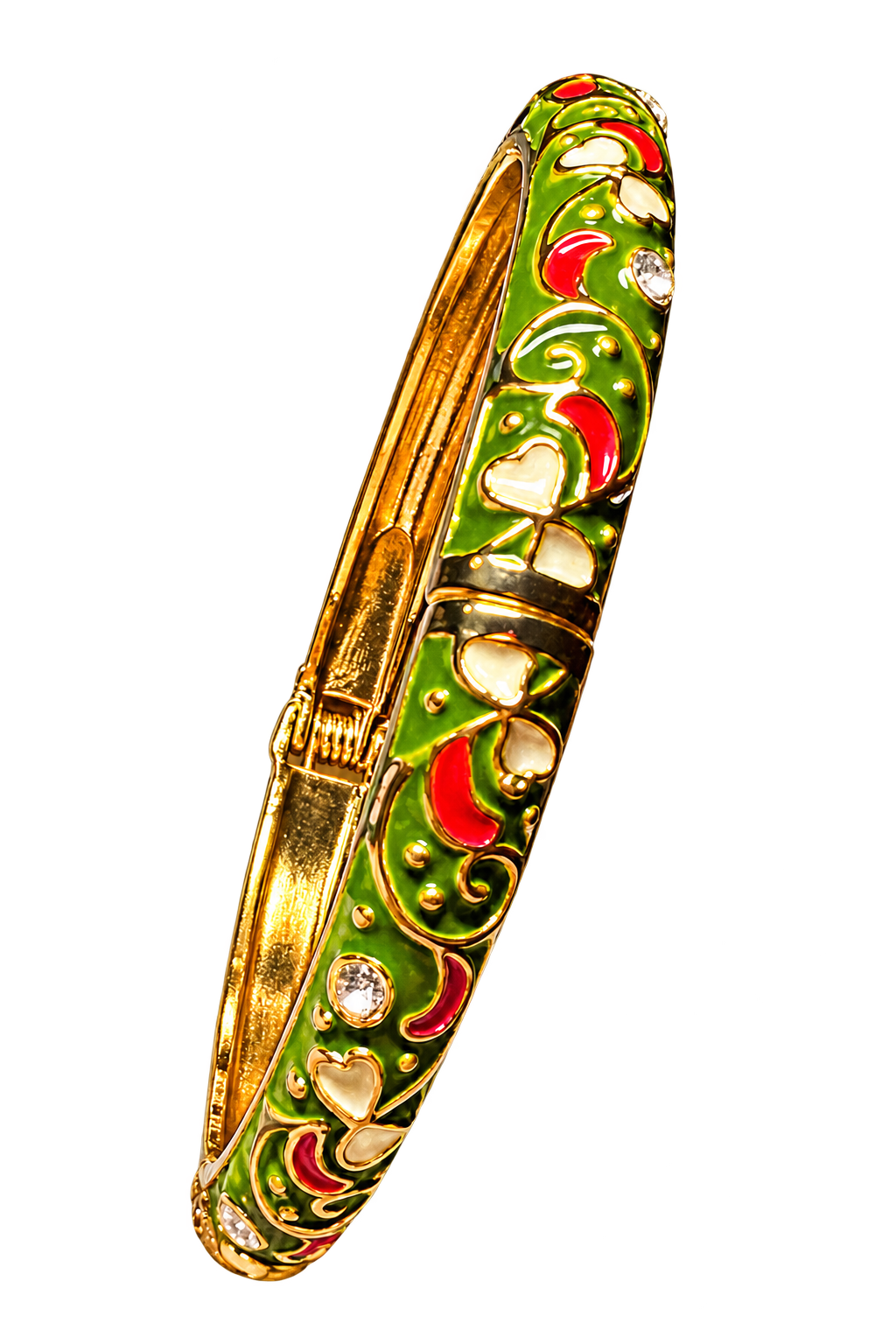 Bracelet jonc émaillé coloré - Bijou tendance femme