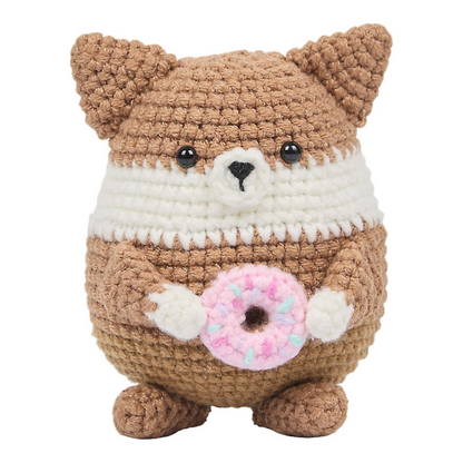 Peluche au crochet Murphy le chat donut à réaliser - Abana 64250