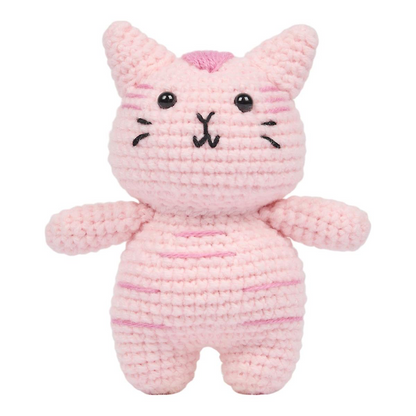 Peluche Cookie chat rose à crocheter – Kit DIY - Abana 64990