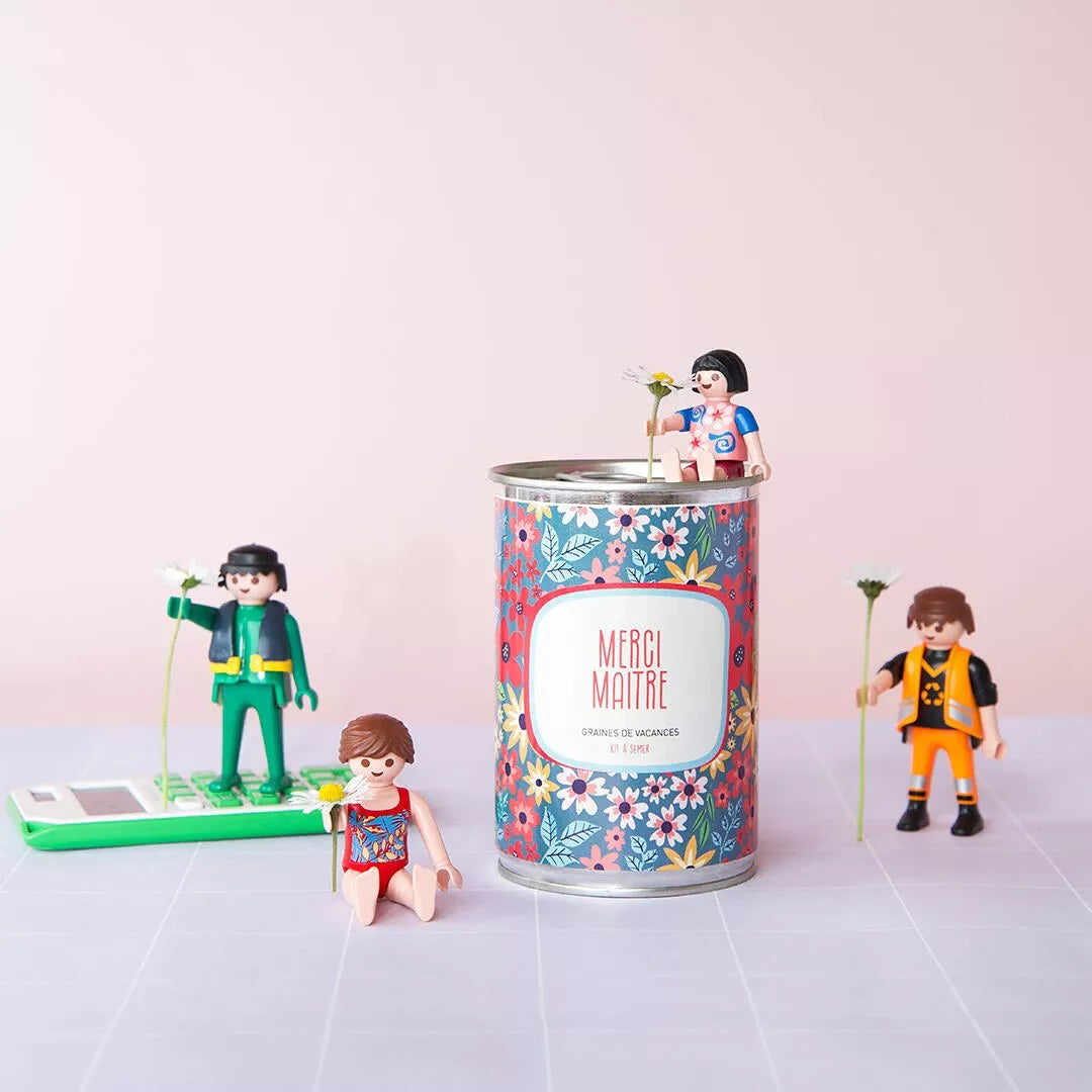 Kit "Merci Maître" avec graines à semer en vente chez Abana à Ustaritz, idée cadeau originale pour enseignant