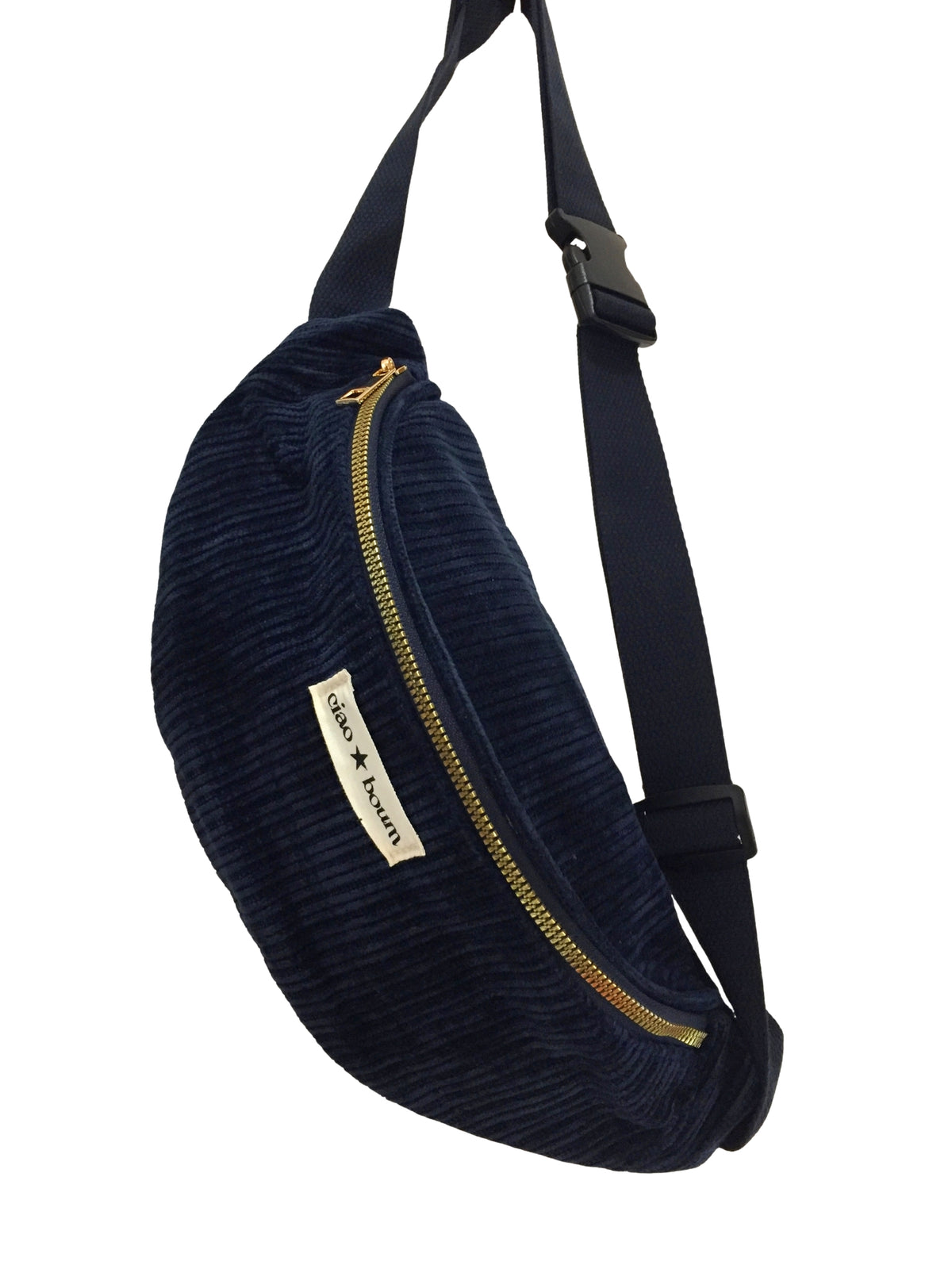 👜Sac banane Nadège - Velours taille M