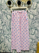 pantalon Flora rose à fleurs en coton léger  tendance femme