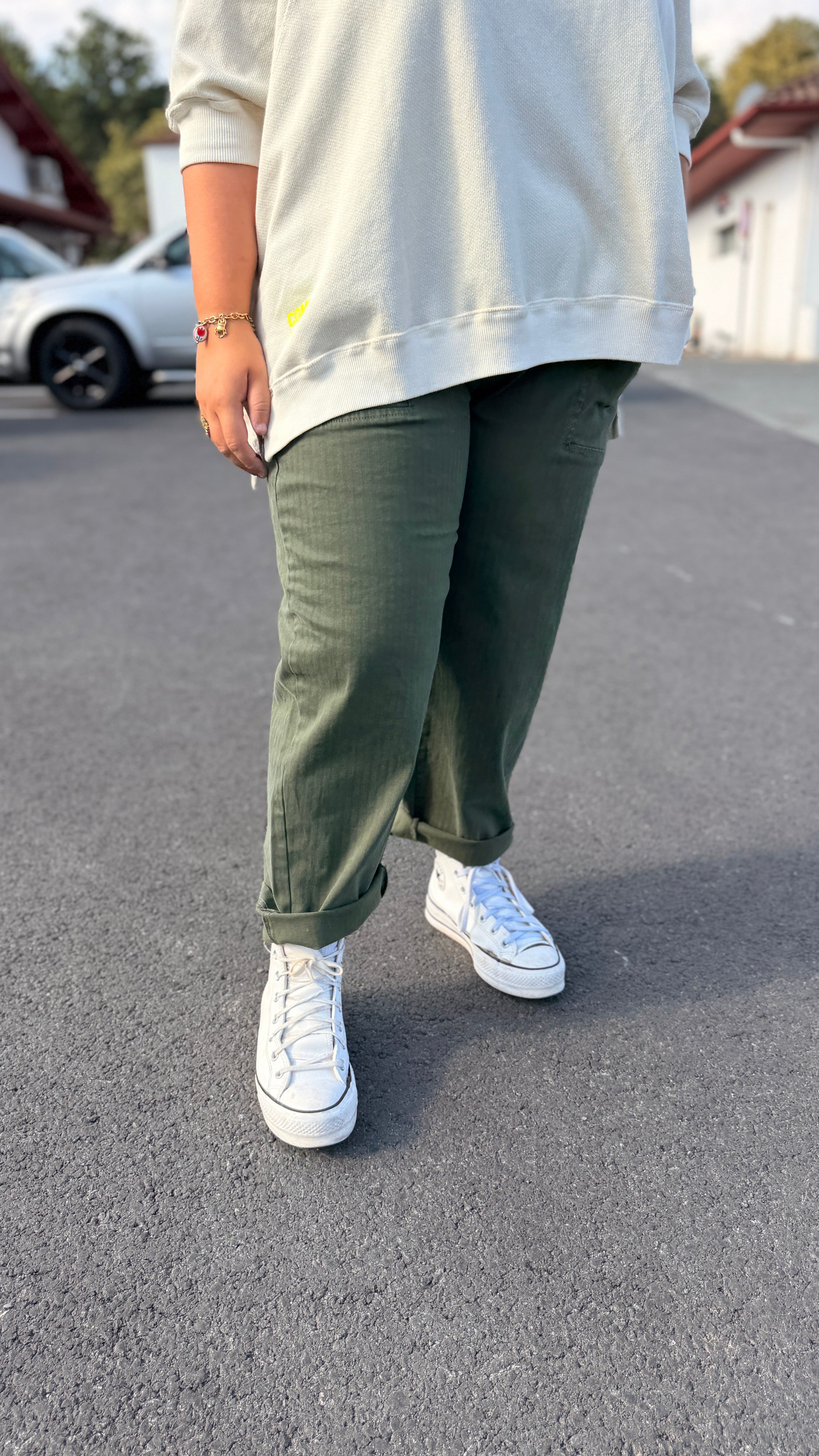 pantalon tanaro kaki en tile epais banditas from marseille marseille aix en provence toulon