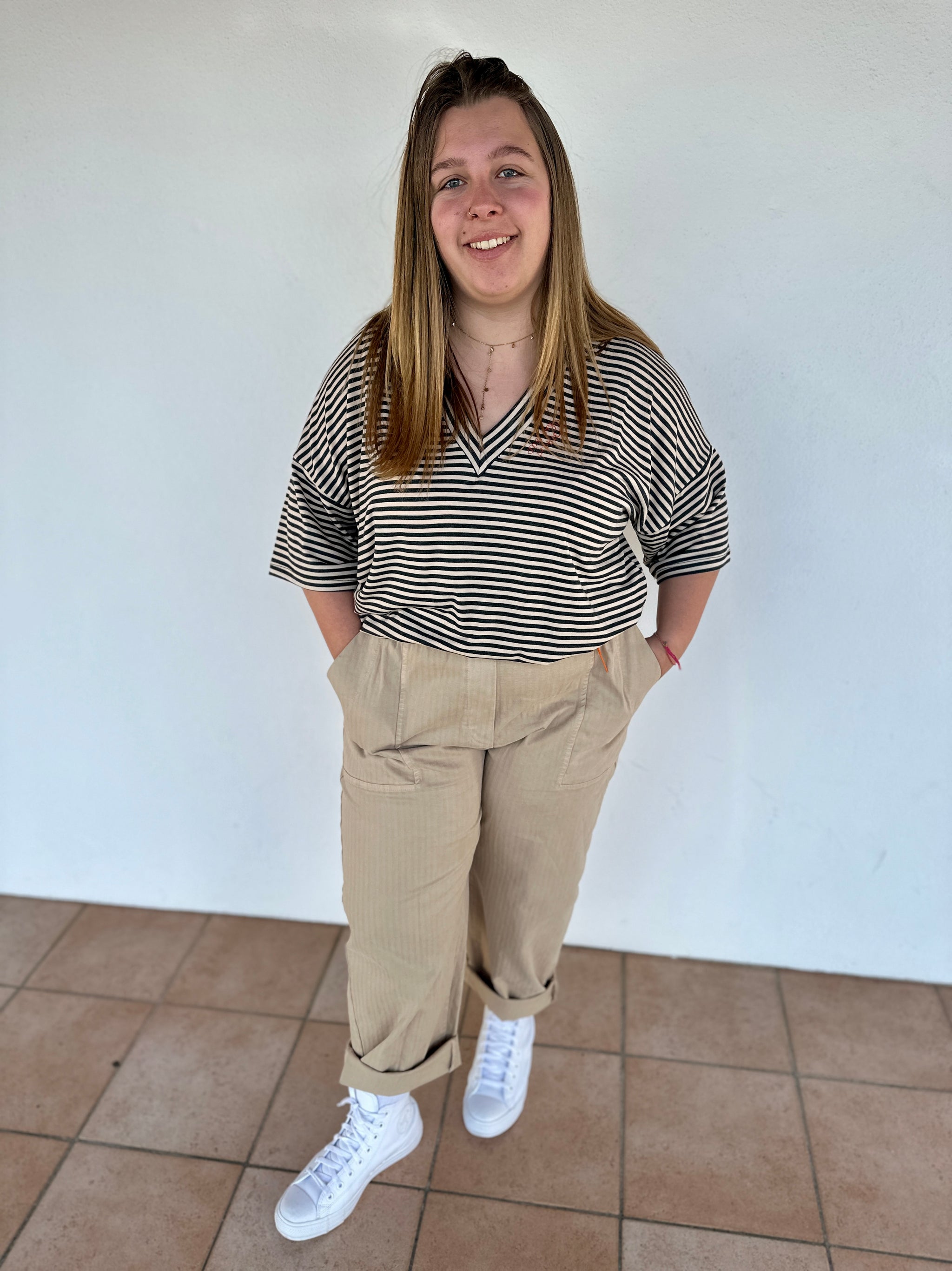 pantalon casual beige banditas toulouse