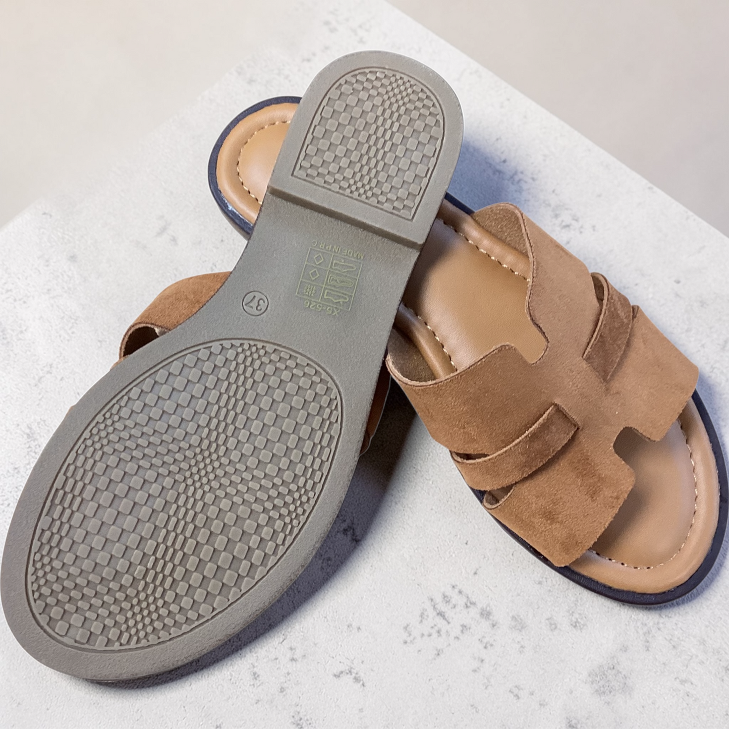 🤎 Sandales Kate camel – L’indispensable de l’été