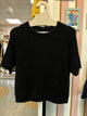 pull noir manches 3 4 femme kilky nantes