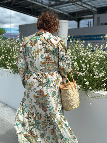 robe longue fluide legre facile a porter pour grande taille a motif maelle christy albi toulouse montauban