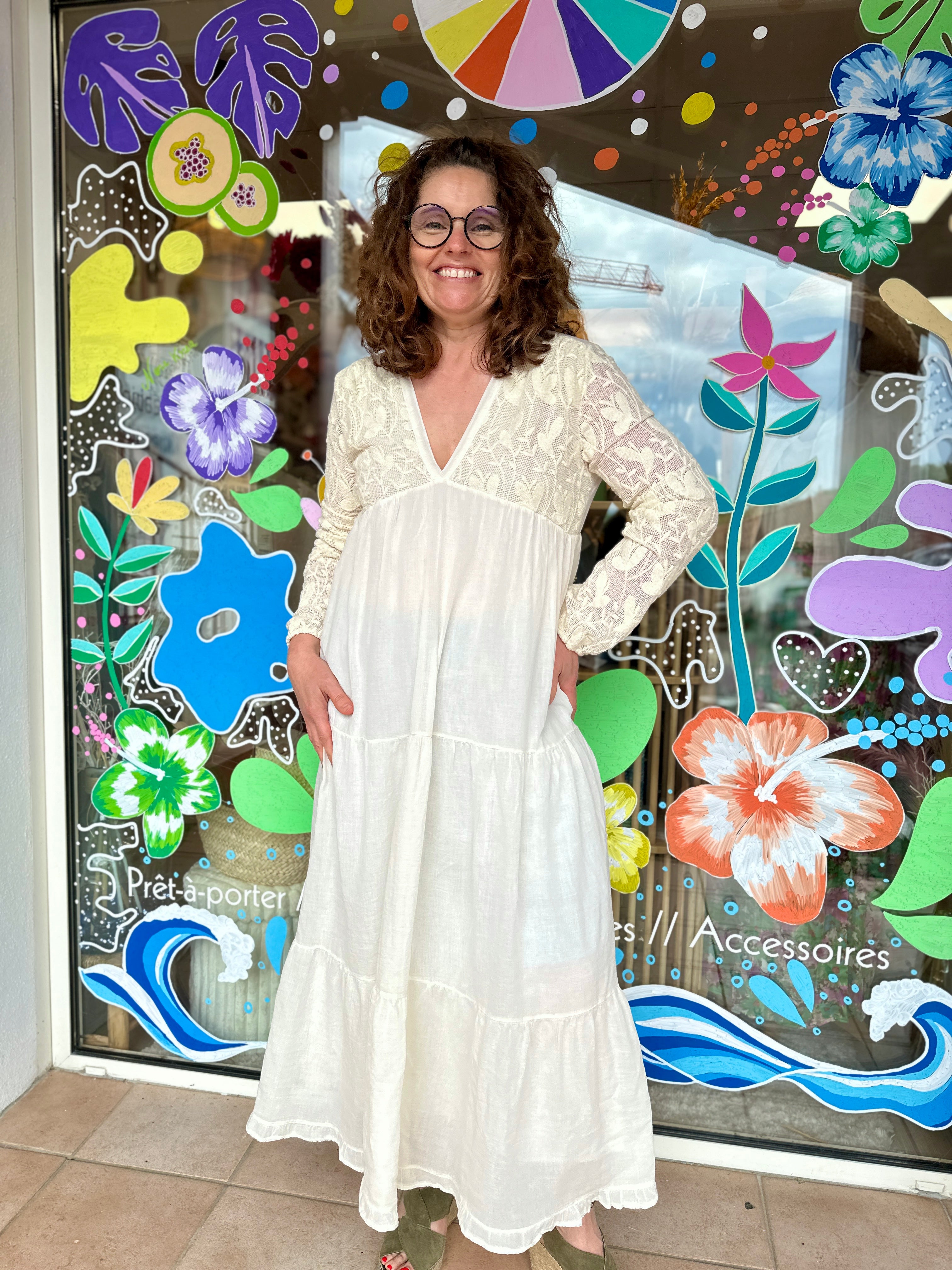 robe longue crochet femme été tendance france montpellier