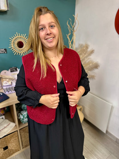 tenue chic grande taille avec robe noire fluide - abana 64990