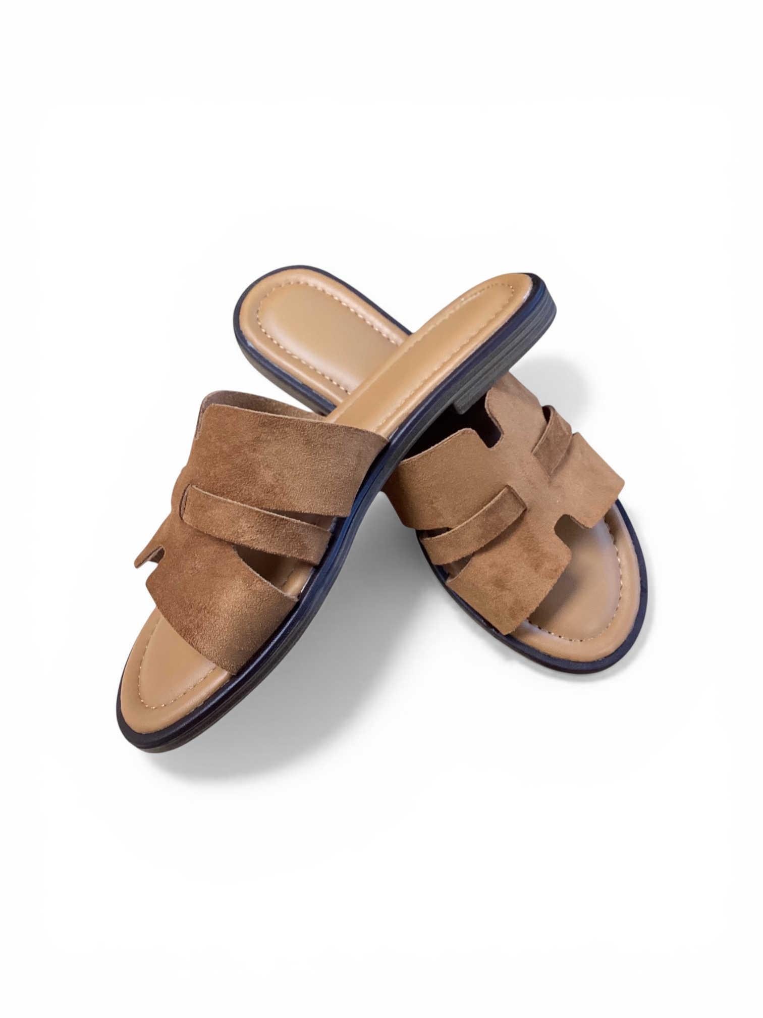 sandale tendance moderne couleur camel marck
