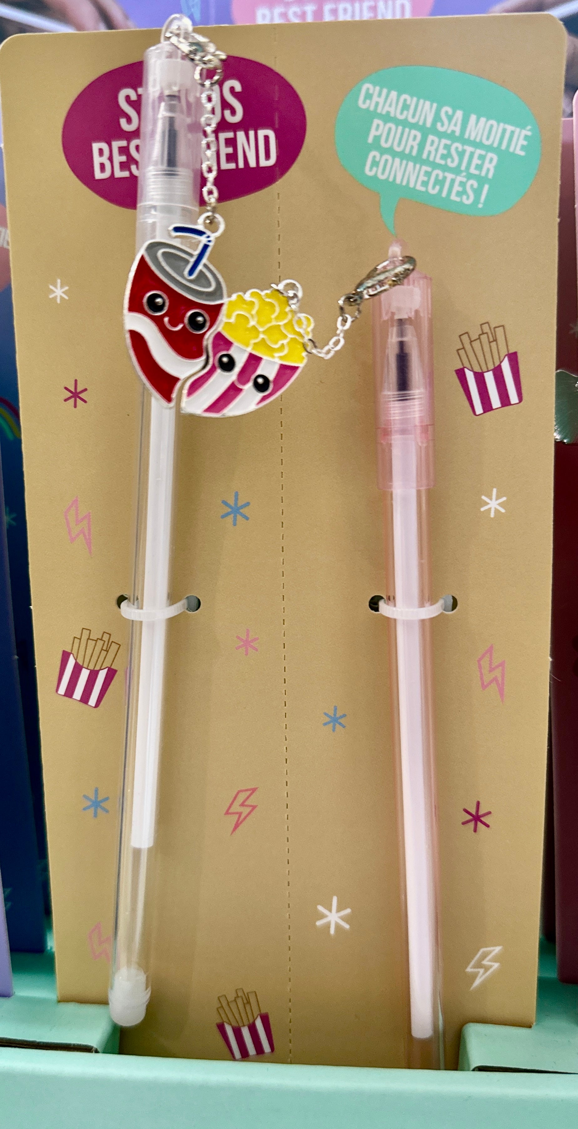 Stylos pour meilleure amie – cadeau original avec aimant - Abana 64310