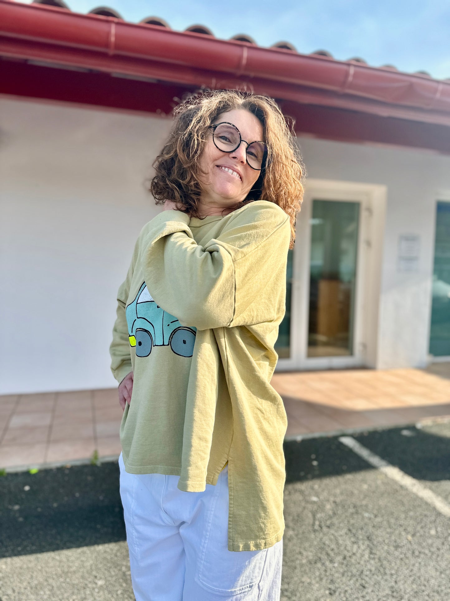 sweat femme coton 100 banditas bordeaux
