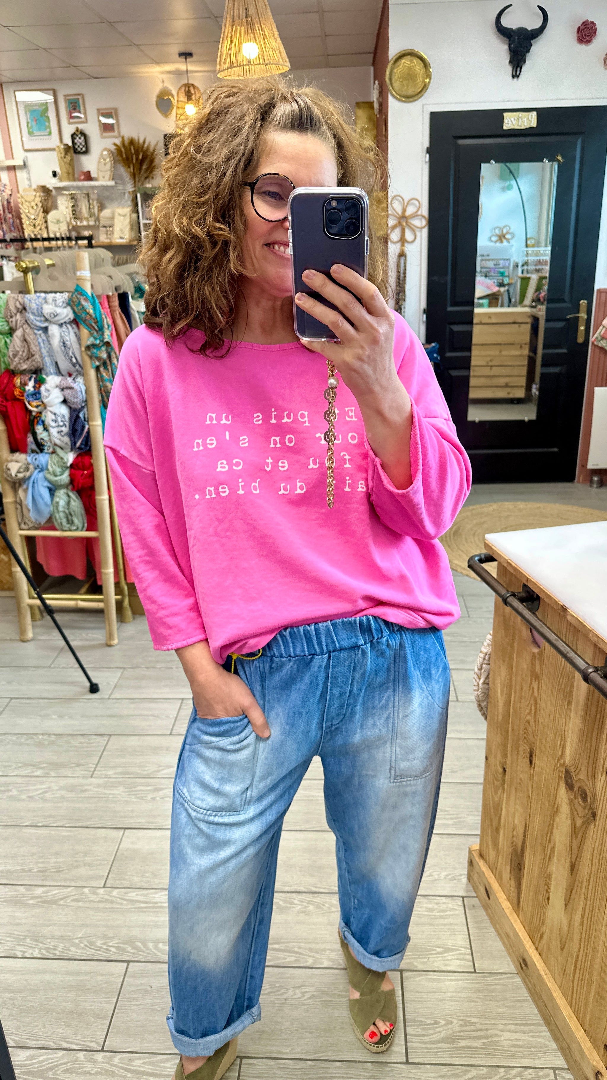 sweat message femme coton hermosa banditas from marseille chatellerault