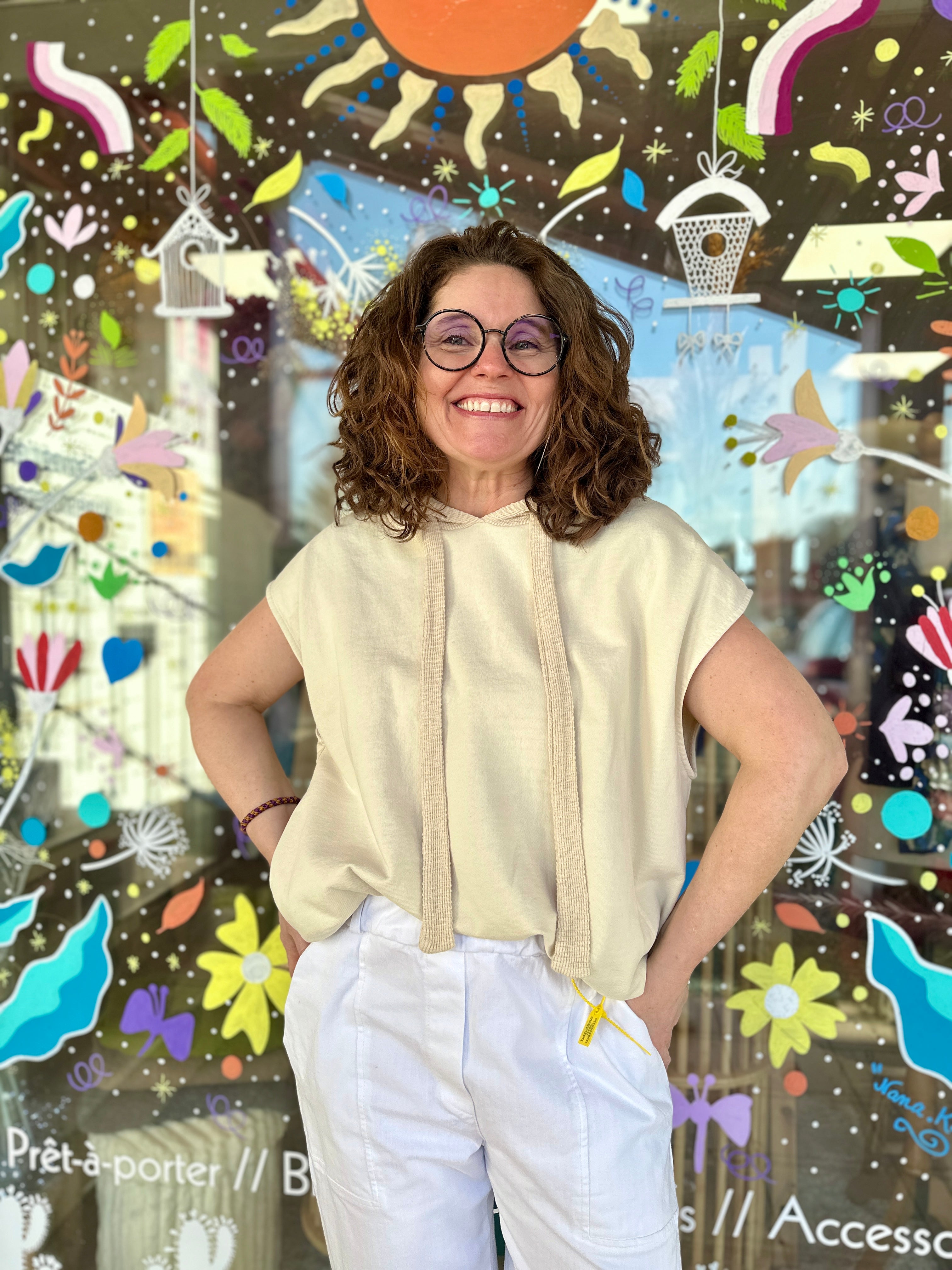 sweat beige femme banditas rennes