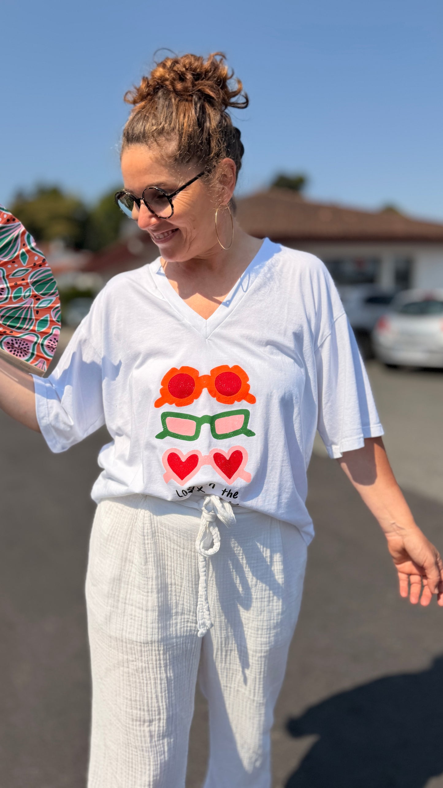 t-shirt caketin blanc coloré lumineux orignale doux leger mode femme grande taille banditas from marseille limoges angouleme saint junien périgueux