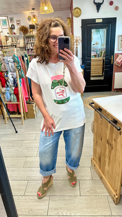 t shirt coton femme basique avec motif banditas nantes aix en provence
