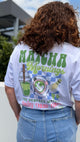 tee-shirt imprimé match vert couleur tendance et boisson tendance taille unique col v en coton banditas rom marseille marseille aix en provence 