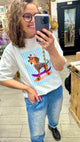 tee shirt femme teckel imprime fun coton banditas from marseille nantes 