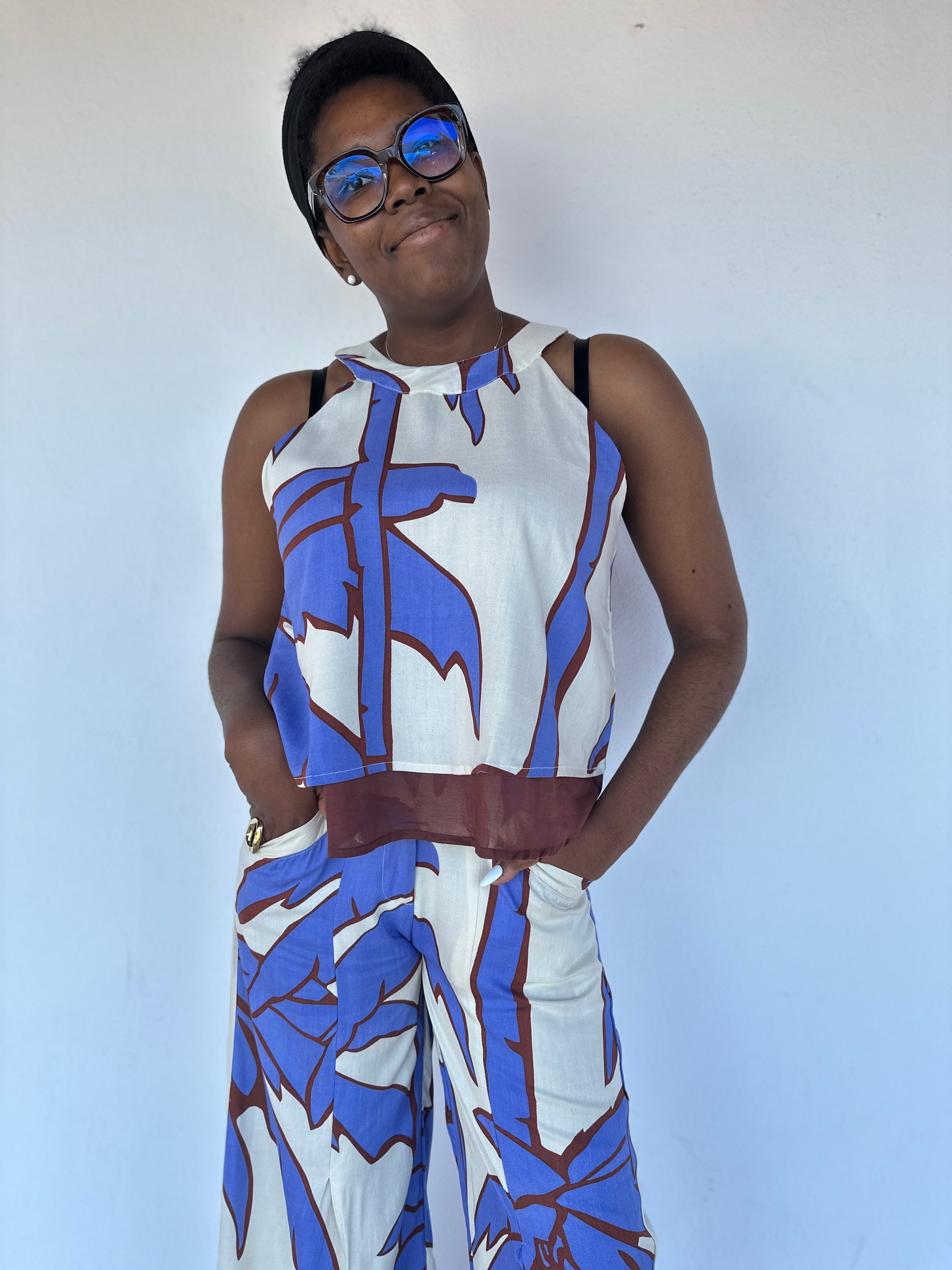 look complet top et pnantalo fluide ete estival banditas from marseille toulon