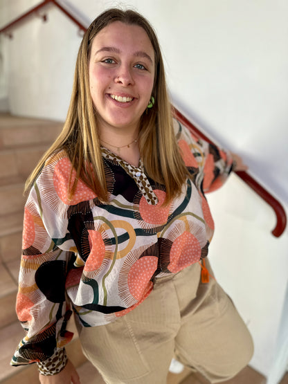 tunique cerezo banditas from marseille imprime graphique femme biscarrosse