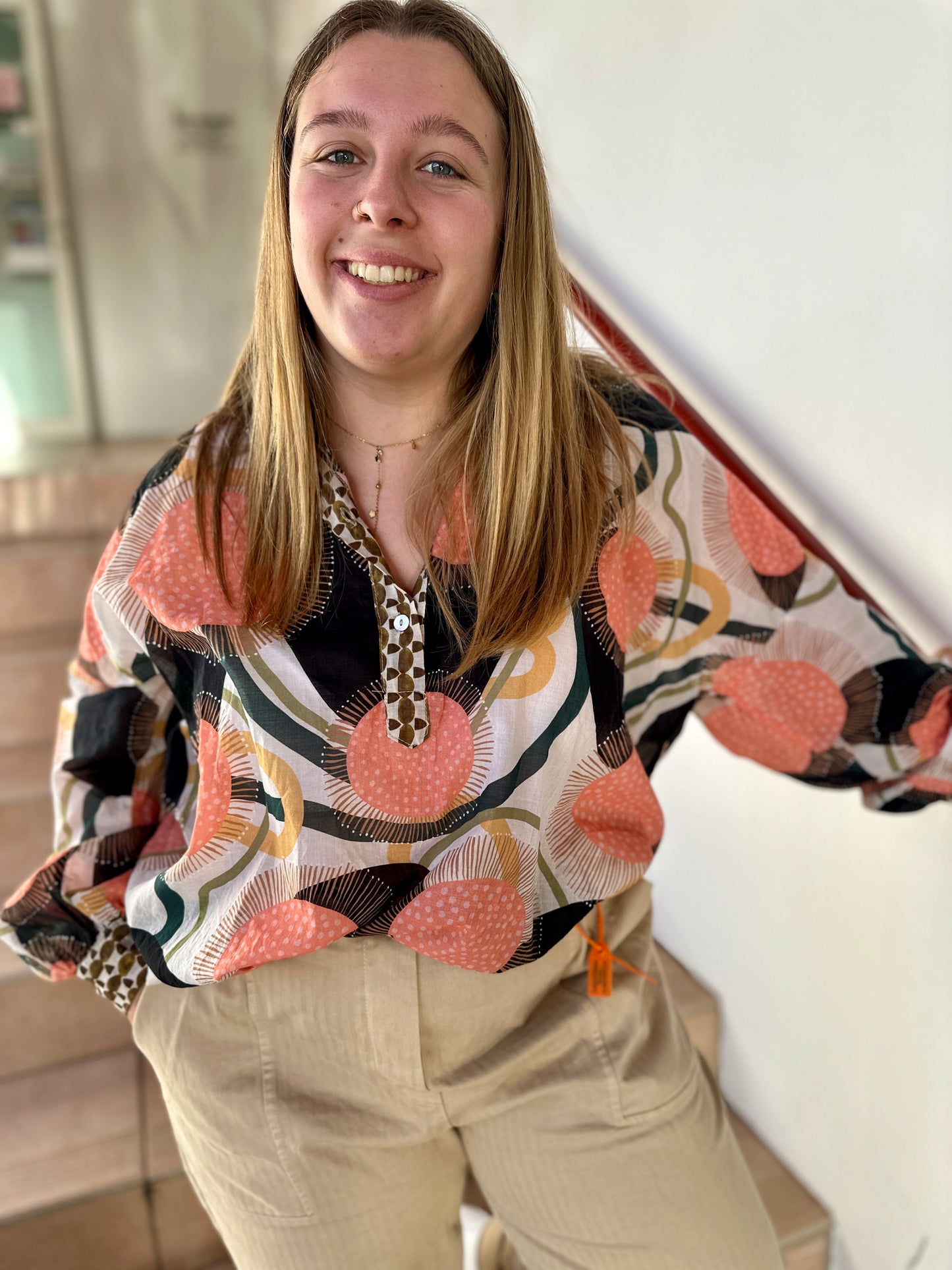 tunique cerezo coton fluide banditas from marseille bordeaux