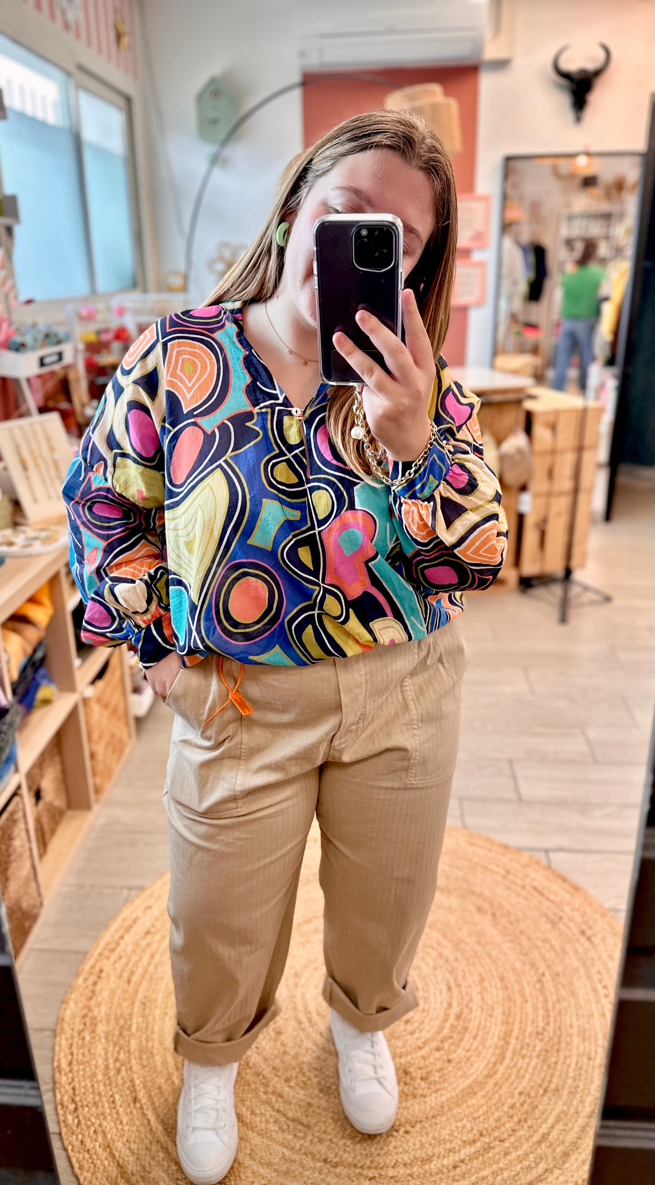 tunique mirabolano imprime graphique banditas tours