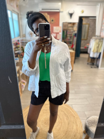 veste gaze de coton de saison blanche maelle nice strasbourg