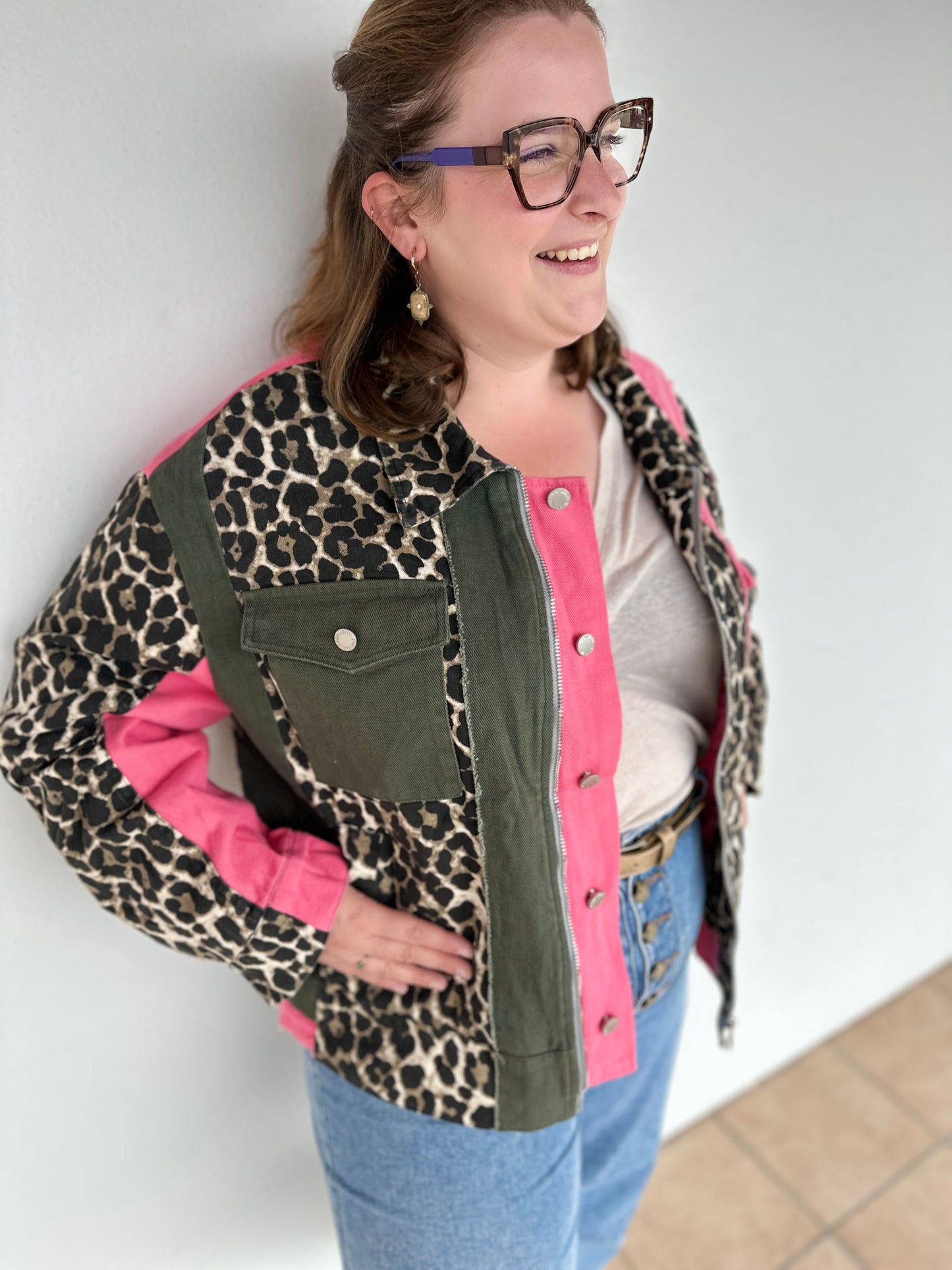 Veste Roxanne coupe oversize mi-saison look tendance femme – Abana Ustaritz 64250