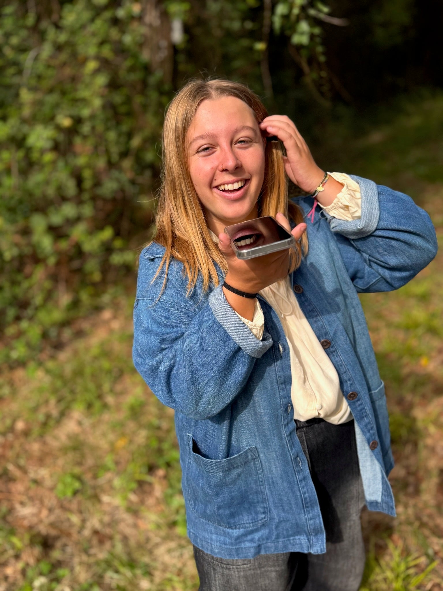 Look casual automne avec veste denim femme Banditas - Abana Boutique 64310