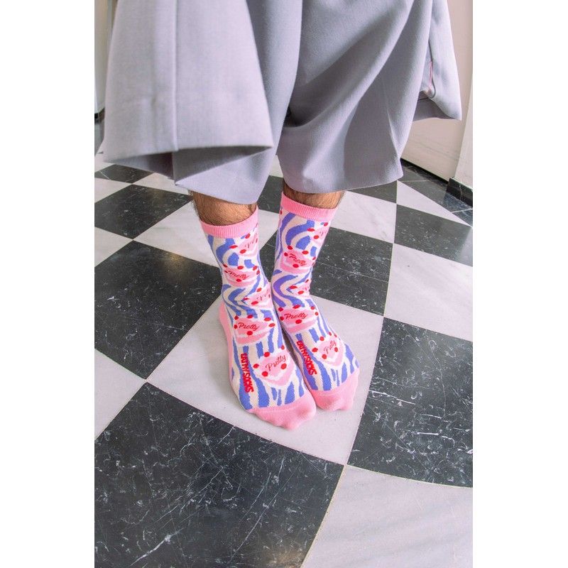 Chaussettes Fantaisie Adultes – Motif Gâteau